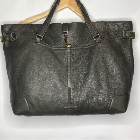 Coach Handbags - Coach Large Leather Weekend Travel Tote